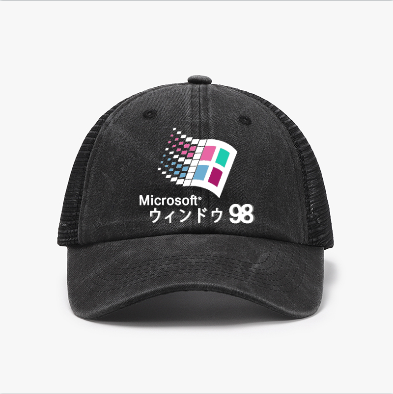Microsoft Windows 98 Vintage Cotton Breathable Hat