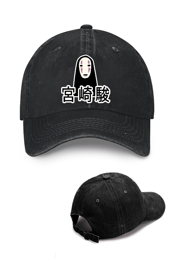 No Face Kaonashi Ghibli Vintage Cotton Cap