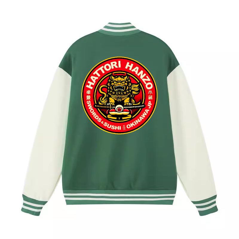 Okinawa Hattori Hanzo Vintage Cotton Varsity Jacket