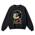 Chairman Cat Vintage Cotton Blend Crewneck Sweatshirt