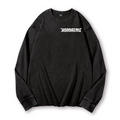 Komainu Vintage Washed Cotton Back Art Long-sleeve T-shirt