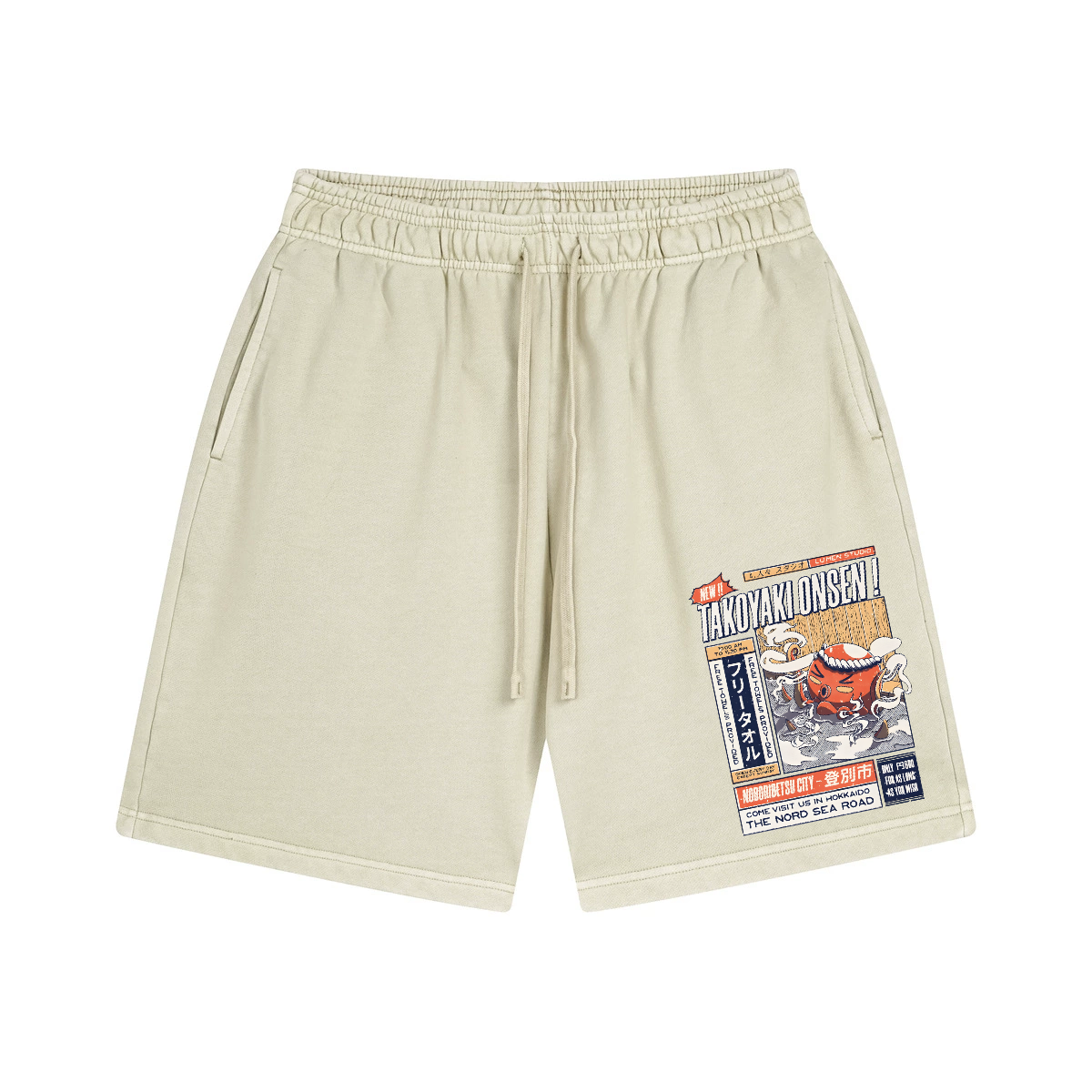 Octopus Vintage Pure Thick Cotton Shorts