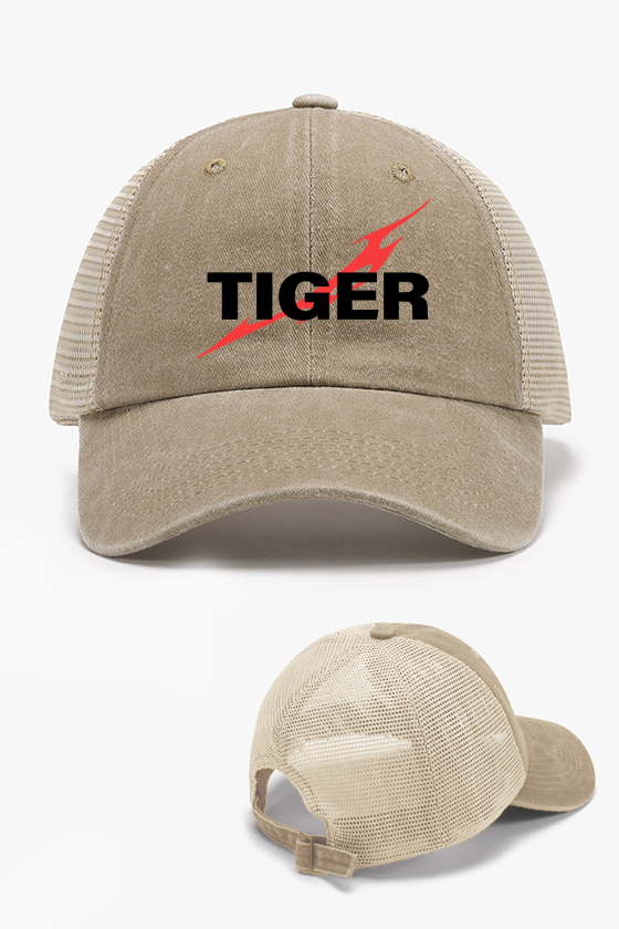 Tiger Vintage Cotton Breathable Hat