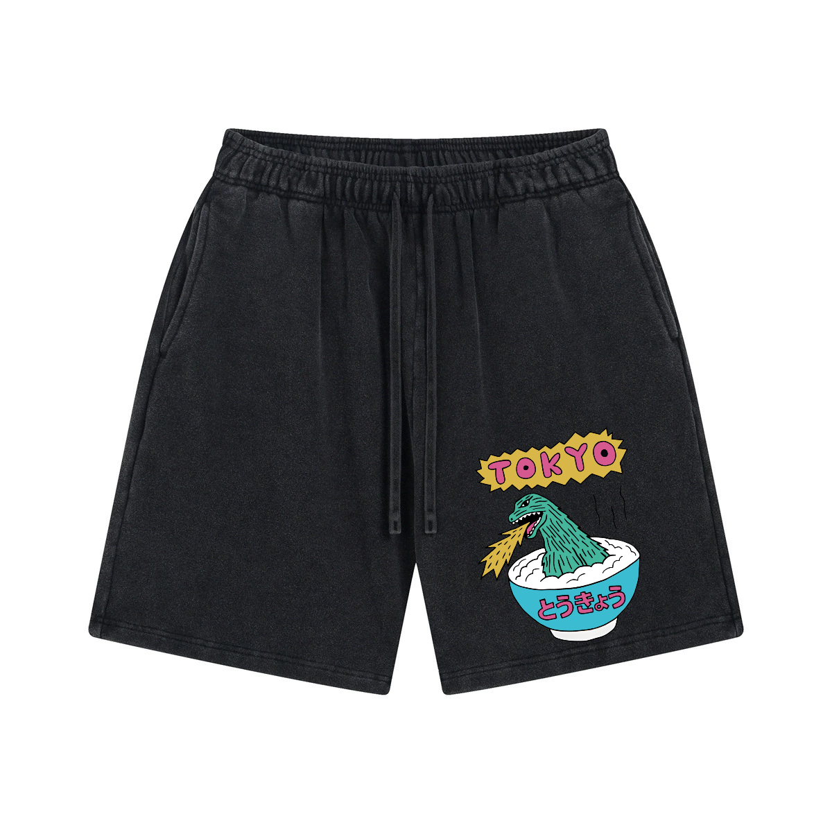 Tokyo Kaiju Vintage Pure Thick Cotton Shorts