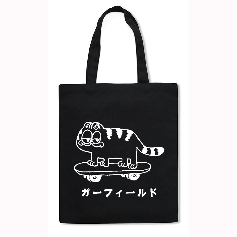 Garfield Cat Japanese Style Canvas Tote Bag
