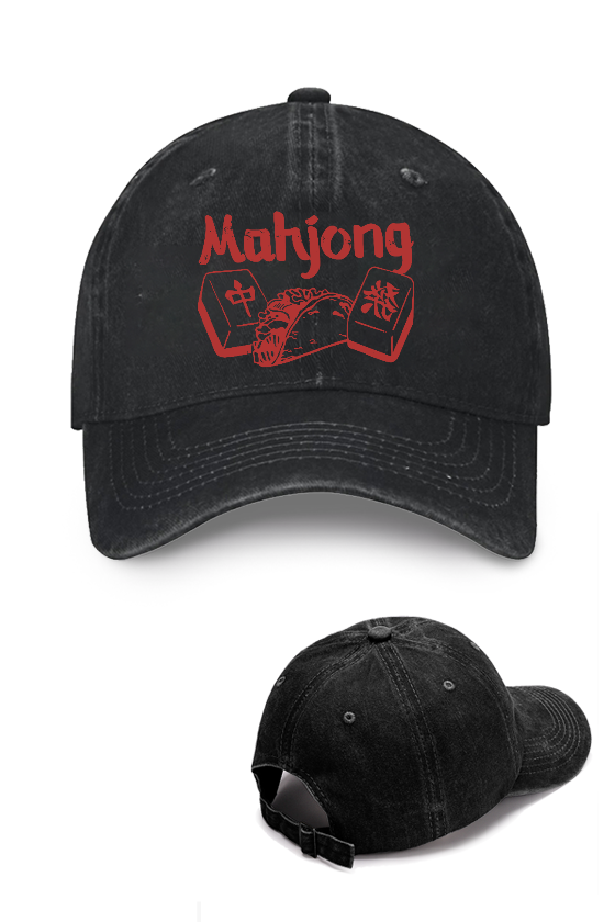 Mahjong Vintage Cotton Cap