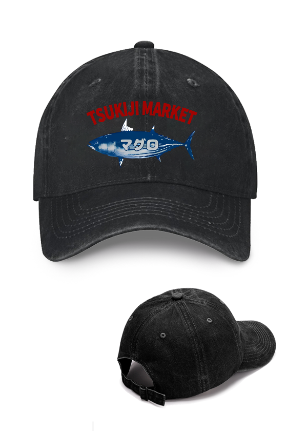 Tsukiji Market Vintage Cotton Cap