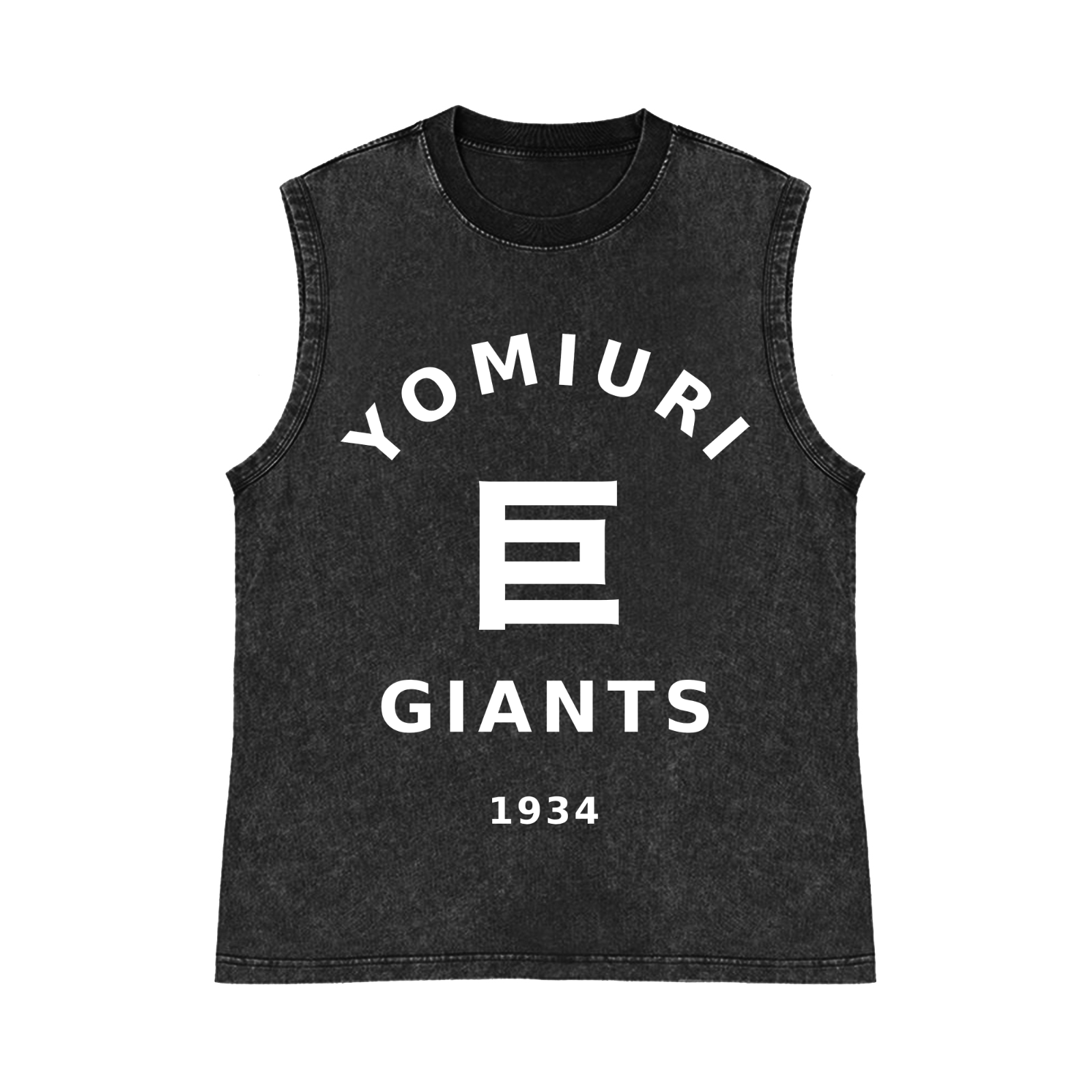 Pure Cotton Wash-Dyed Sleeveless Tank Top