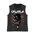 Osaka Panther Pure Cotton Wash-Dyed Sleeveless Tank Top