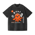 Takoyaki Vintage Wash Japanese Design T-Shirt