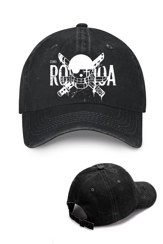 One Piece Roronoa Zoro Vintage Cotton Cap