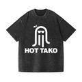Hot Tako Vintage Wash Japanese Design T-Shirt