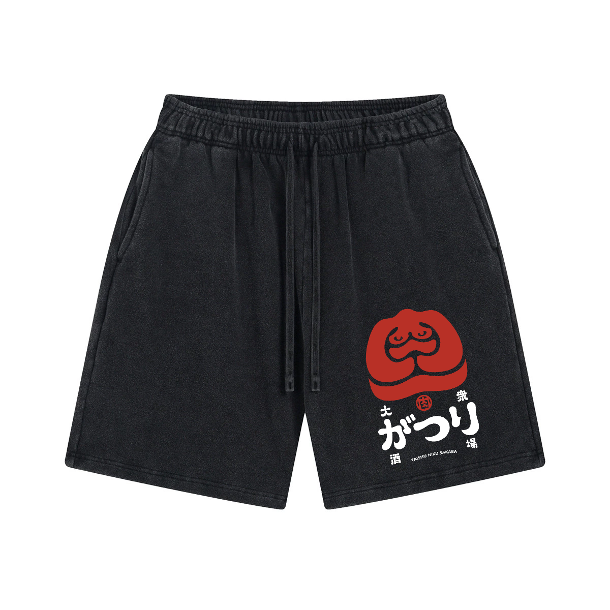 Taishu Niku Sabaka Vintage Pure Thick Cotton Shorts