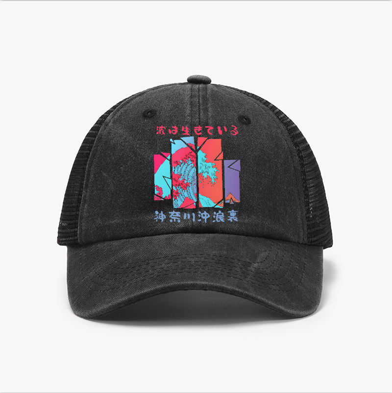Great Wave Vintage Cotton Breathable Hat