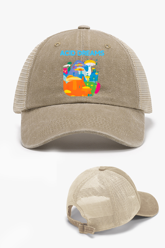 Yayoi Kusama Mushroom Vintage Cotton Breathable Hat