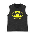 Ghibli Totoro Batman Pure Cotton Wash-Dyed Sleeveless Tank Top