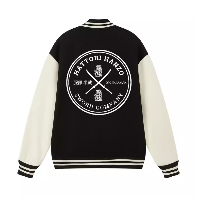 Hattori Hanzo Komainu Okinawa Sword Company Vintage Cotton Varsity Jacket