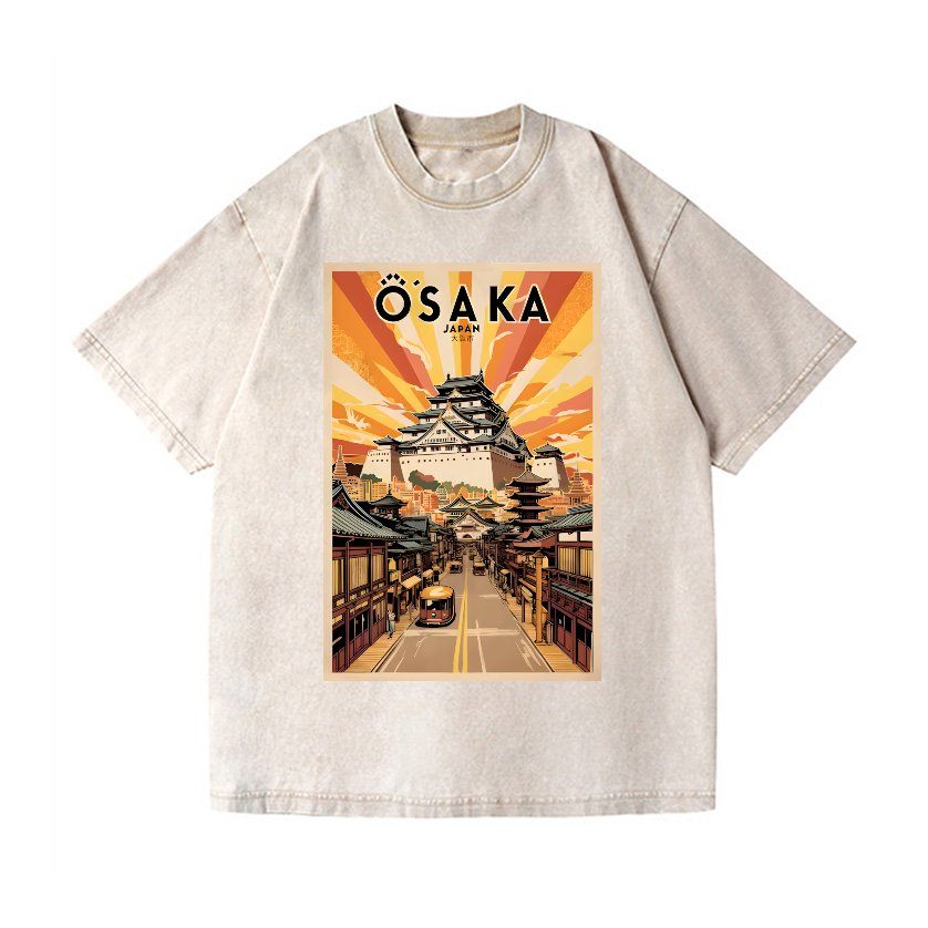 Osaka Vintage Wash Japanese Design T-Shirt