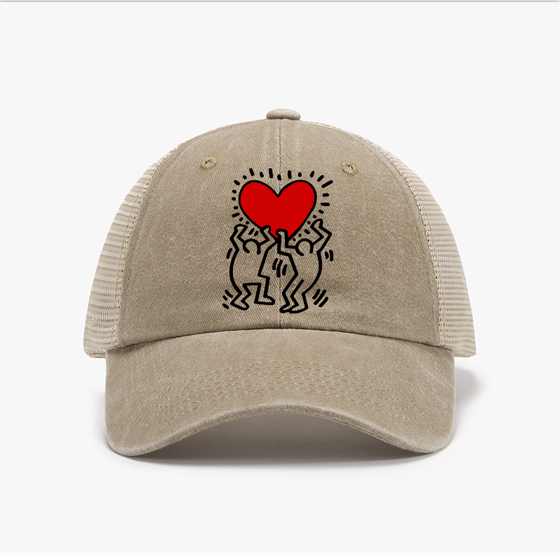 Keith Haring Vintage Cotton Breathable Hat