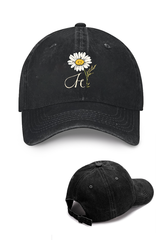 Chrysanthemums Vintage Cotton Cap