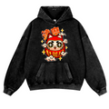 Daruma Vintage Washed Thick Cotton Hoodie