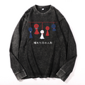 Teru Doll Vintage Cotton Wash Crewneck Long-Sleeve T-Shirt