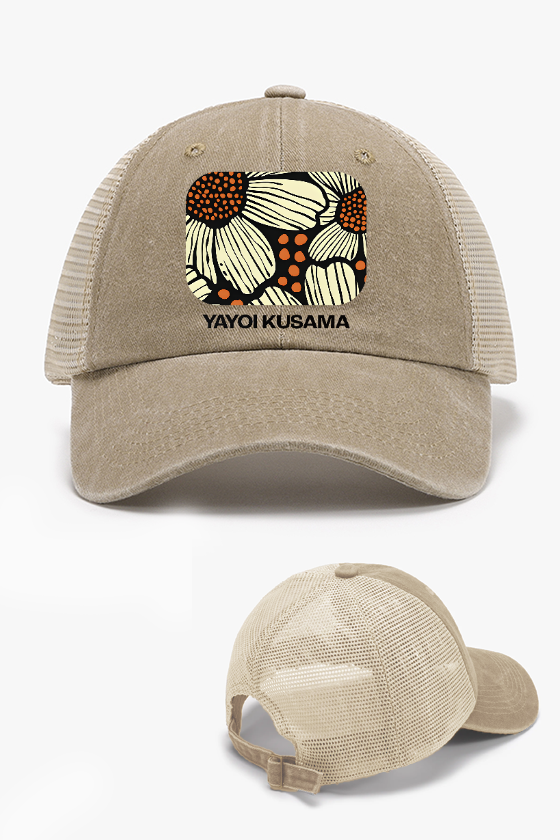 Yayoi Kusama Daisy Vintage Cotton Breathable Hat