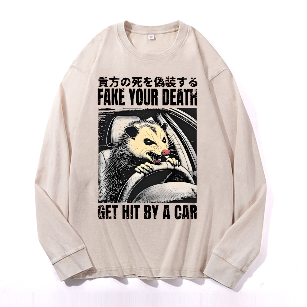 Badger Vintage Cotton Wash Crewneck Sweatshirt
