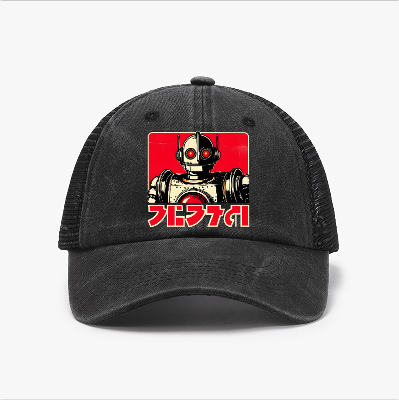 Robot Vintage Cotton Breathable Hat