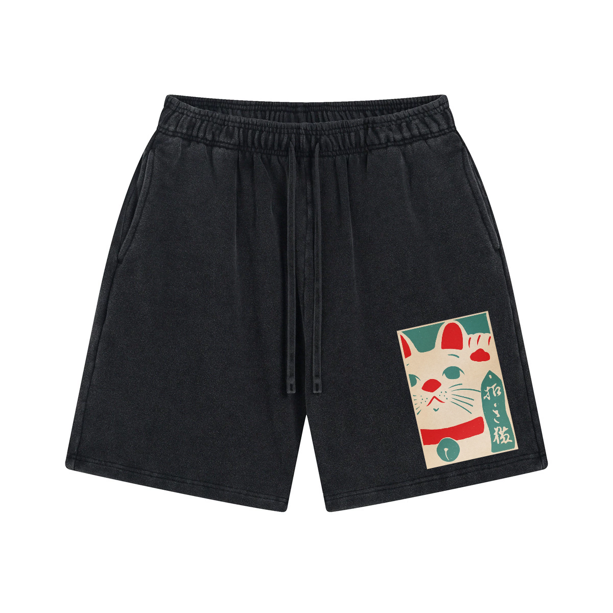 Cat Vintage Pure Thick Cotton Shorts