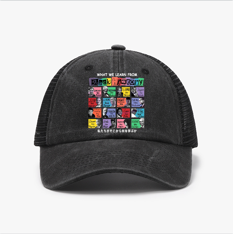 History Vintage Cotton Breathable Hat