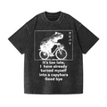 Capybara Vintage Wash Japanese Design T-Shirt