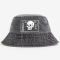 Skull Vintage 100% Cotton Bucket Hat