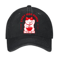 Lucky Cat Vintage Cotton Cap