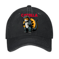 Catzilla Cat Kaiju Vintage Cotton Cap
