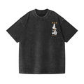 Tengu Beer Vintage Wash Japanese Design Back Art T-Shirt