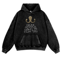 Drunken Octopus Vintage Washed Thick Cotton Hoodie