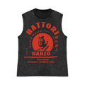 Okinawa Hattori Hanzo Pure Cotton Wash-Dyed Sleeveless Tank Top