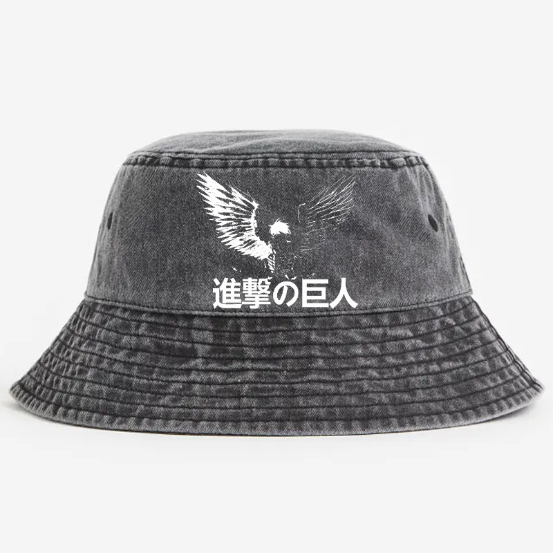 Attack on Titan Vintage 100% Cotton Bucket Hat