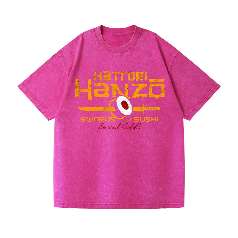 Okinawa Hattori Hanzo Vintage Wash Japanese Design T-Shirt