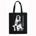 Ghibli No Face Kaonashi Japanese Style Canvas Tote Bag