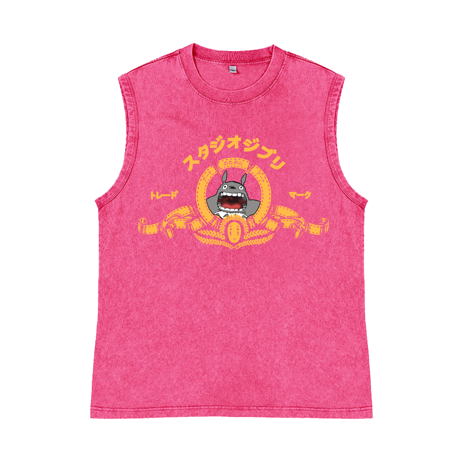 MGM Ghibli Totoro Pure Cotton Wash-Dyed Sleeveless Tank Top
