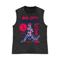 Big City Stompers Pure Cotton Wash-Dyed Sleeveless Tank Top