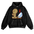 Ramen Yummy Vintage Washed Thick Cotton Hoodie