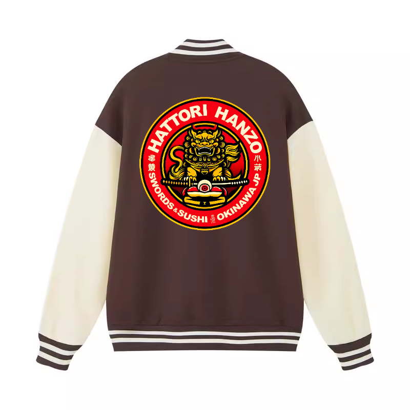 Okinawa Hattori Hanzo Vintage Cotton Varsity Jacket