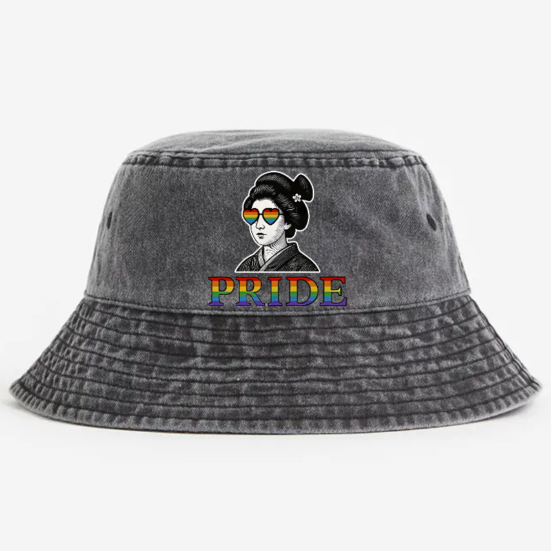 LGBTQ Vintage 100% Cotton Bucket Hat