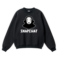 Snapchat Vintage Cotton Blend Crewneck Sweatshirt