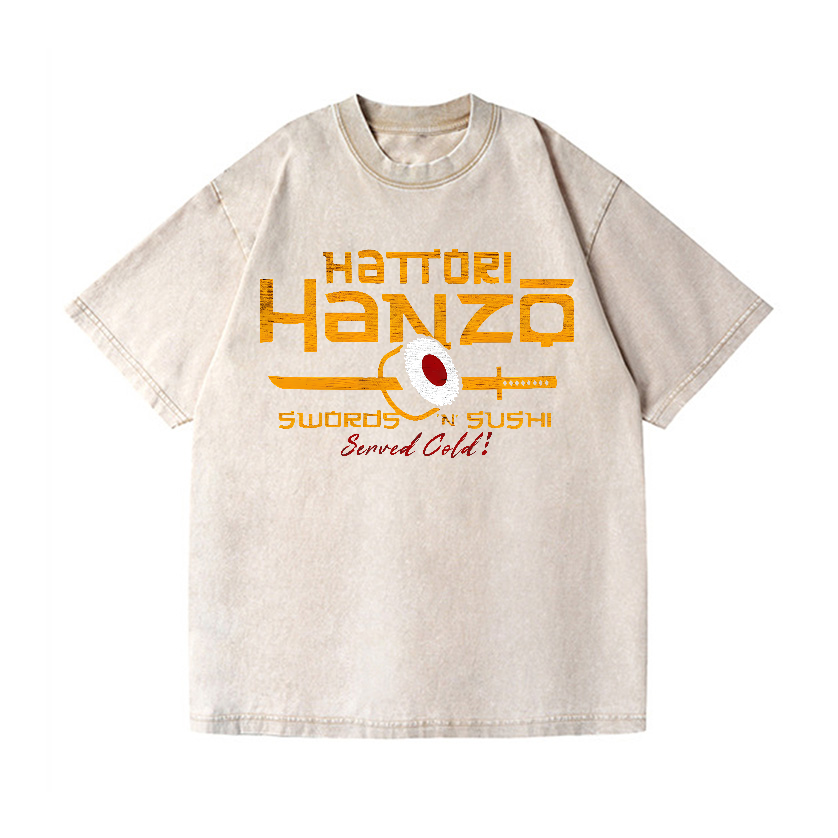 Okinawa Hattori Hanzo Vintage Wash Japanese Design T-Shirt