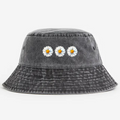Chrysanthemums Vintage 100% Cotton Bucket Hat