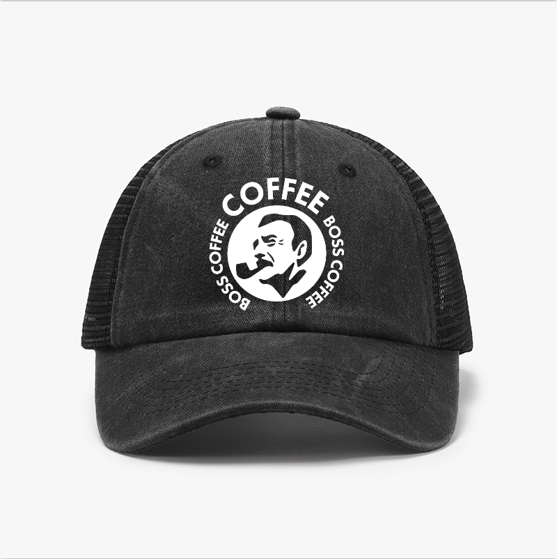 Boss Coffee Vintage Cotton Breathable Hat
